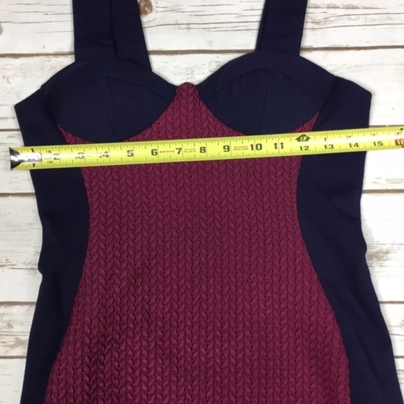 House of Holland Bodycon Color Block Bustier Dress - Picture 8 of 8